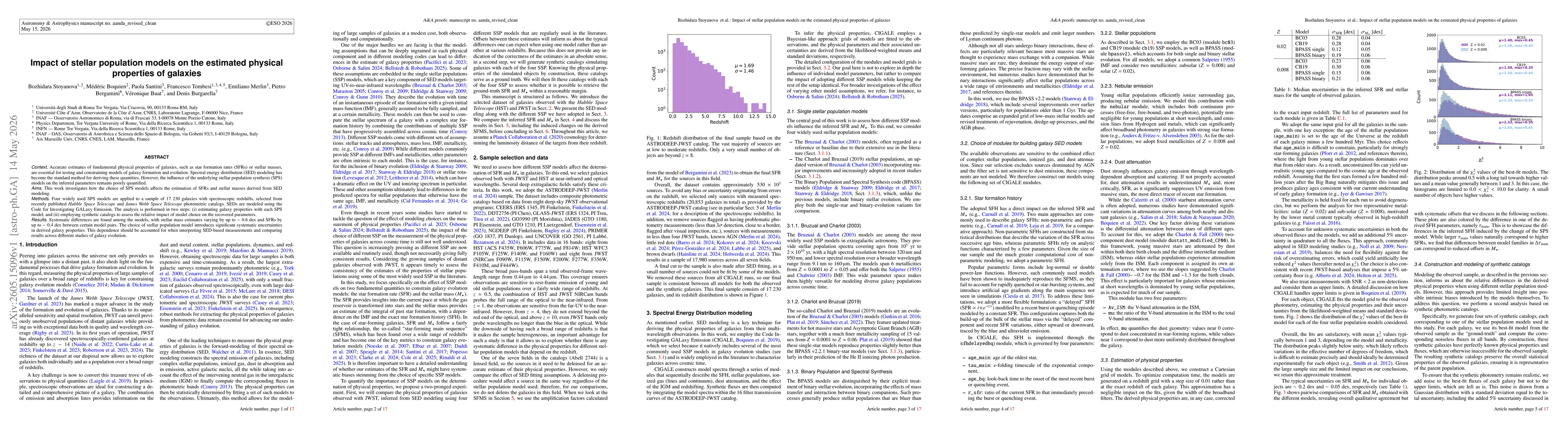 Thumbnail for Impact of stellar population models on the estimated physical properties of galaxies