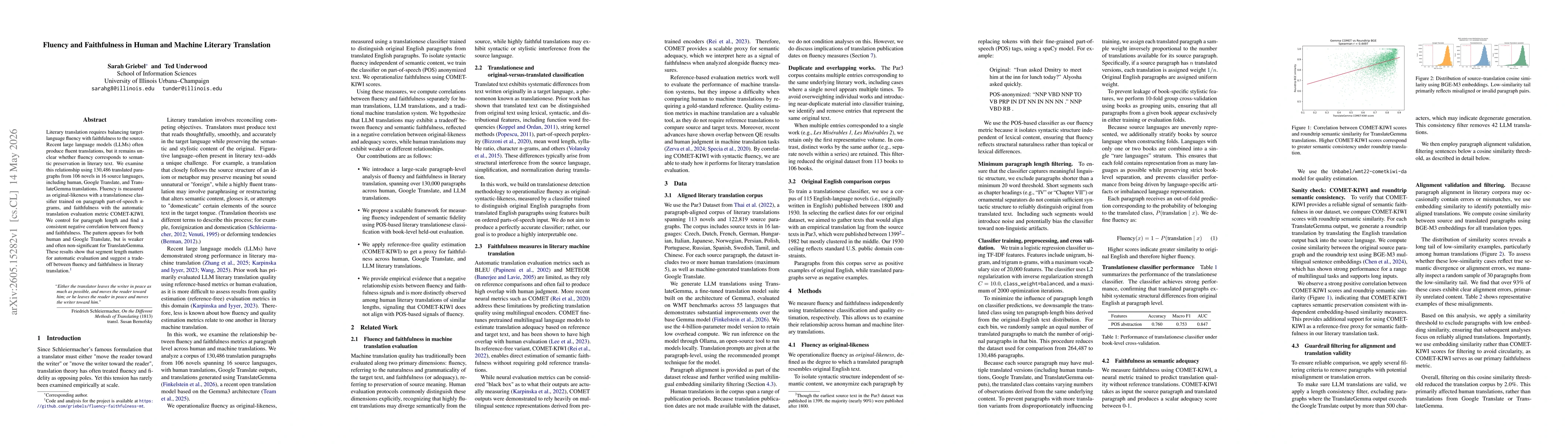 Thumbnail for Fluency and Faithfulness in Human and Machine Literary Translation