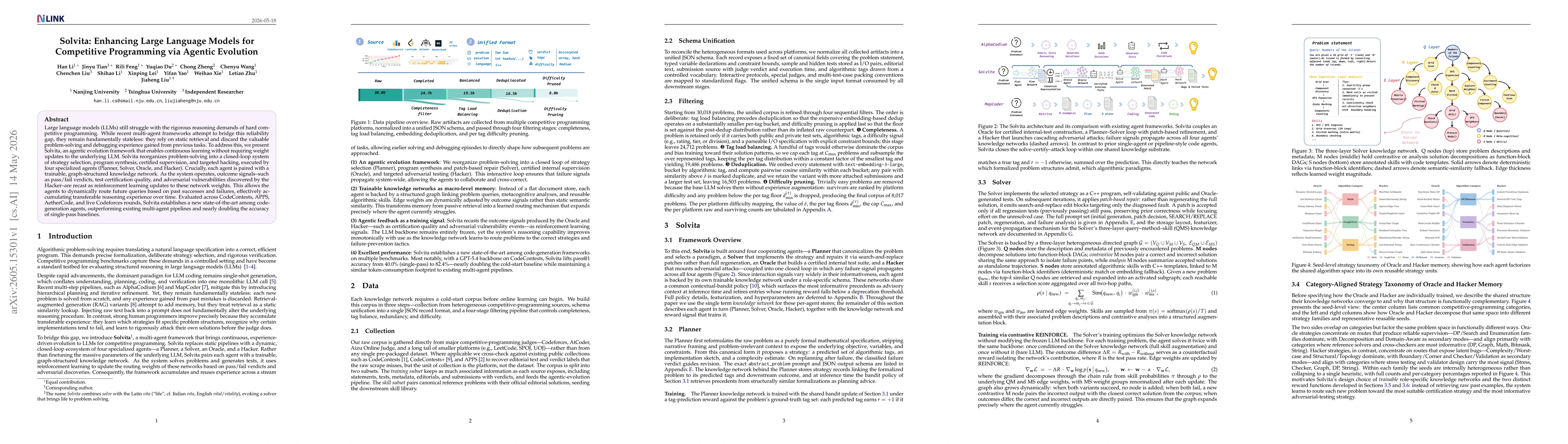 Thumbnail for Solvita: Enhancing Large Language Models for Competitive Programming via Agentic Evolution