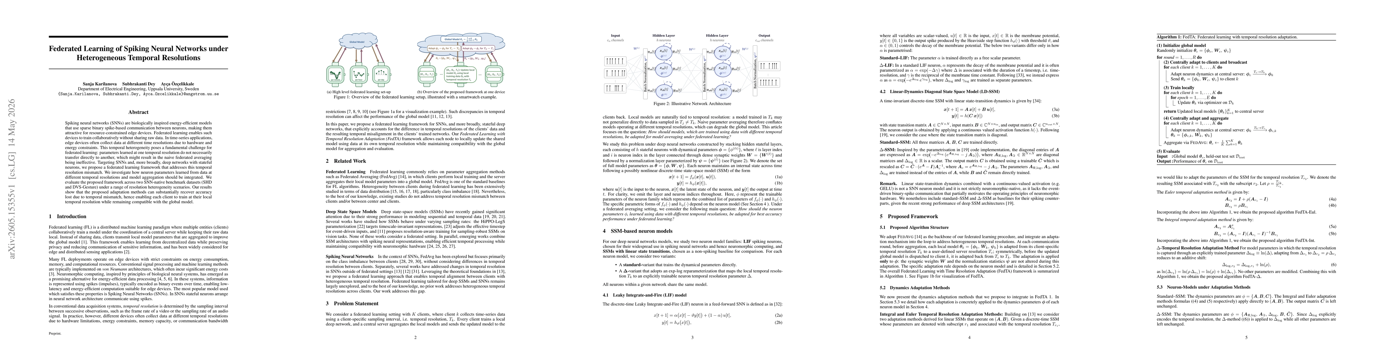 Thumbnail for Federated Learning of Spiking Neural Networks under Heterogeneous Temporal Resolutions