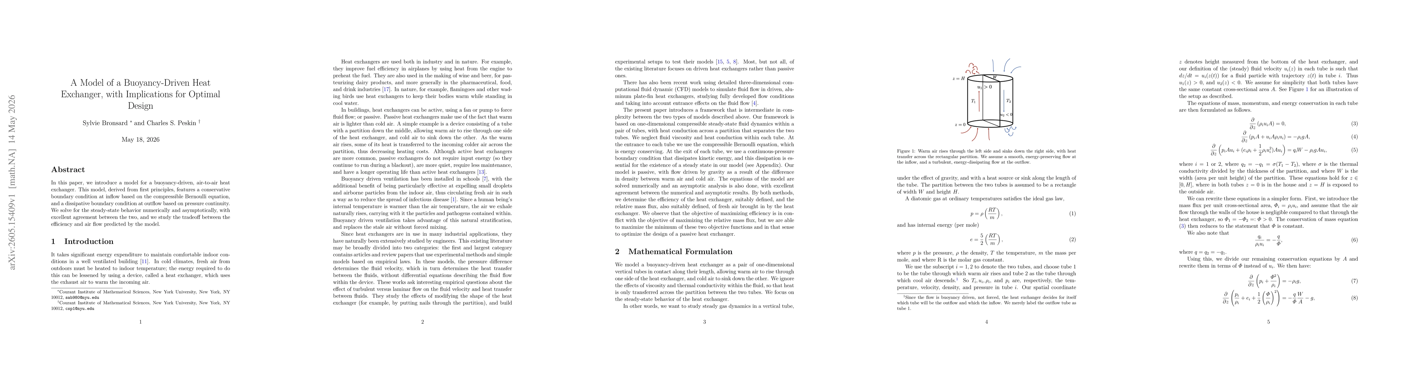 Thumbnail for A Model of a Buoyancy-Driven Heat Exchanger, with Implications for Optimal Design