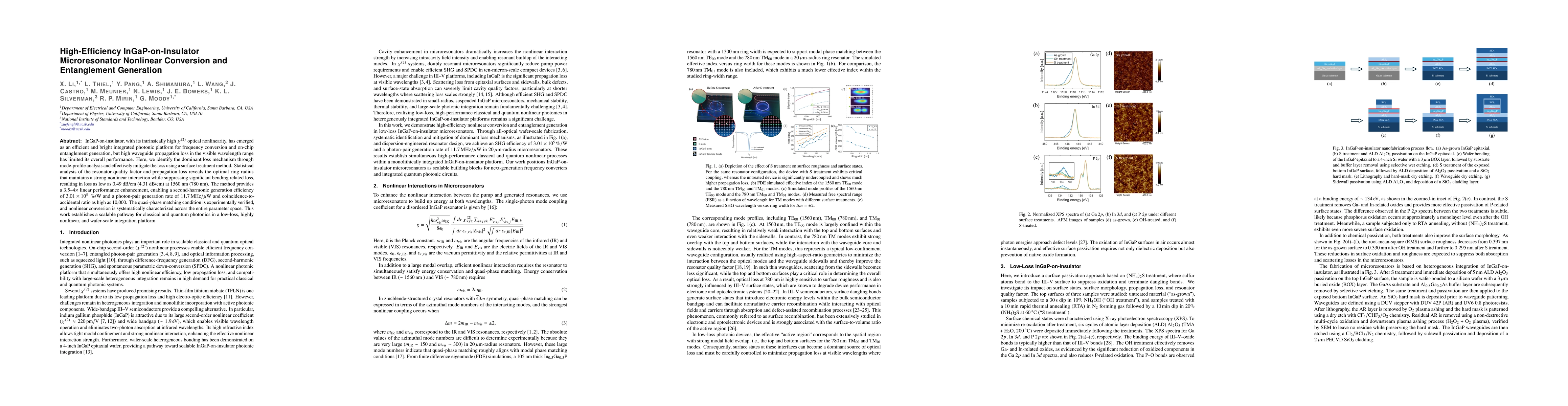 Thumbnail for High-Efficiency InGaP-on-Insulator Microresonator Nonlinear Conversion and Entanglement Generation