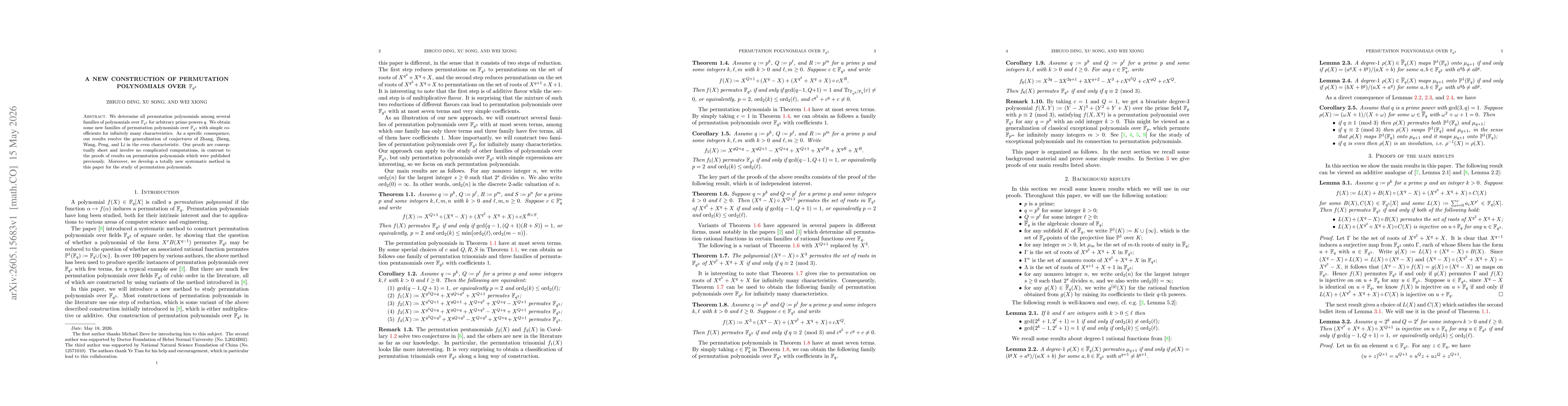Thumbnail for A new construction of permutation polynomials over $\mathbb{F}_{q^3}$