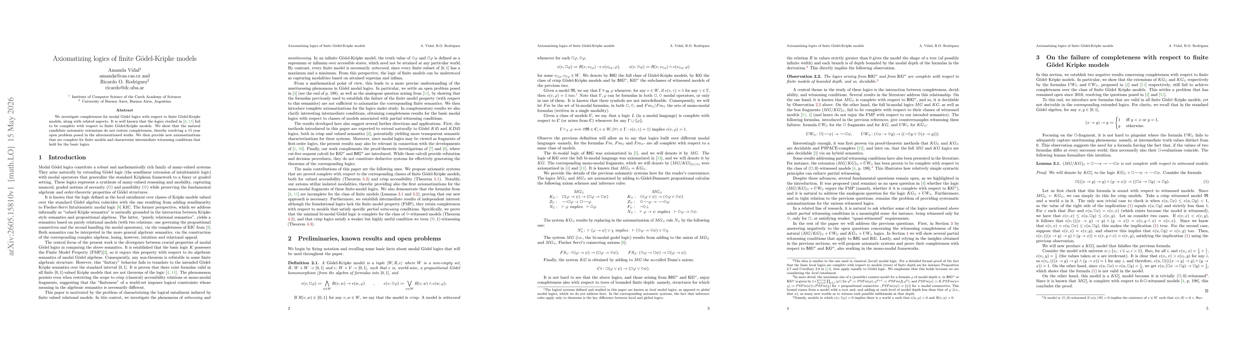 Thumbnail for Axiomatizing logics of finite Gödel-Kripke models