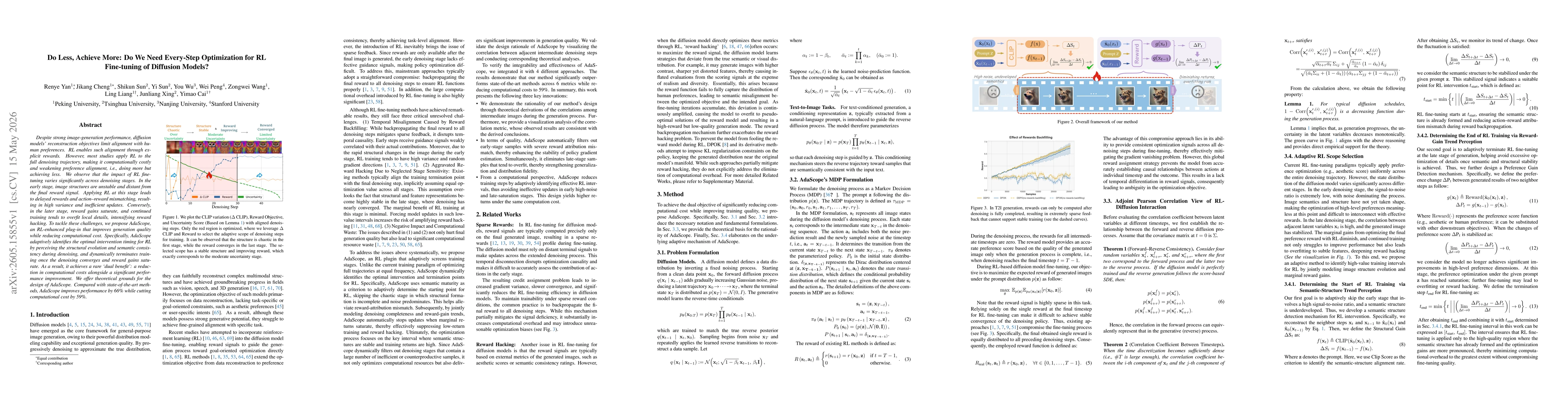 Thumbnail for Do Less, Achieve More: Do We Need Every-Step Optimization for RL Fine-tuning of Diffusion Models?