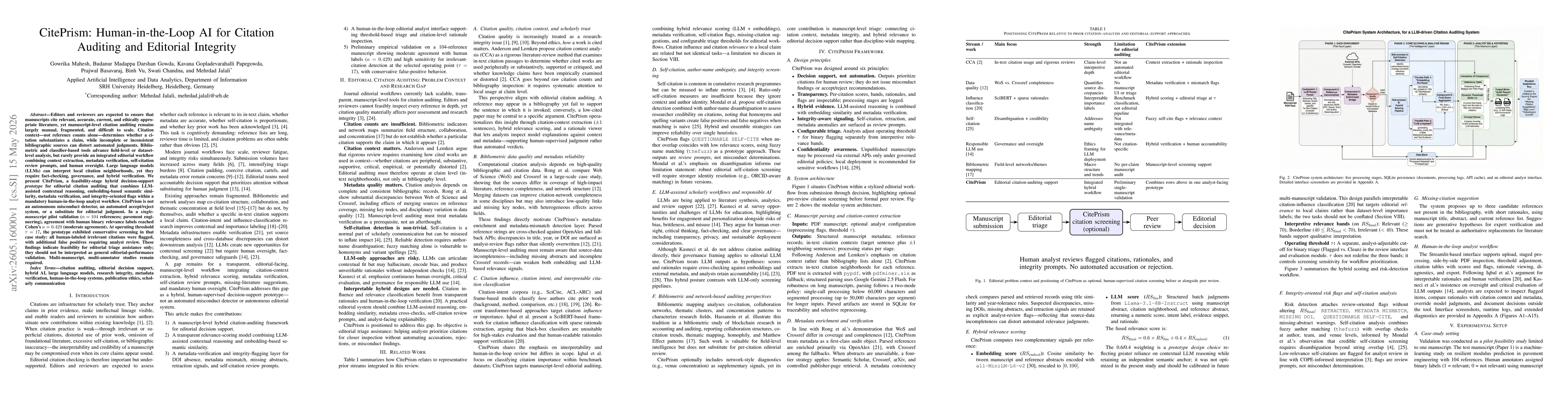 Thumbnail for CitePrism: Human-in-the-Loop AI for Citation Auditing and Editorial Integrity
