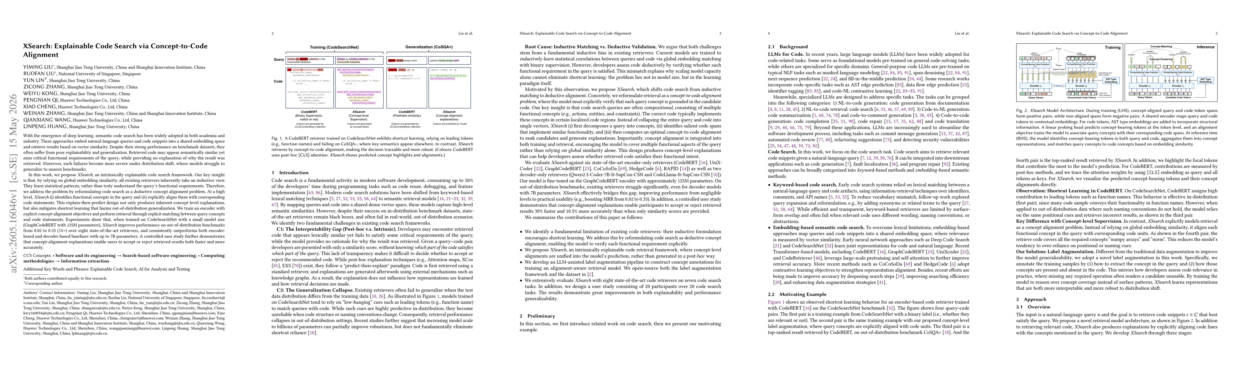 Thumbnail for XSearch: Explainable Code Search via Concept-to-Code Alignment