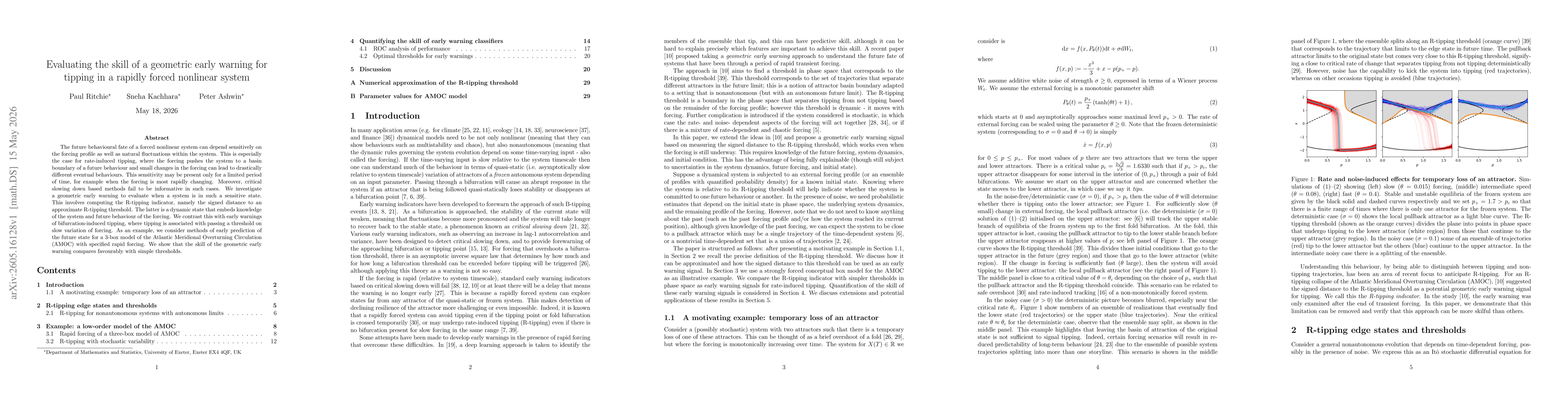 Thumbnail for Evaluating the skill of a geometric early warning for tipping in a rapidly forced nonlinear system