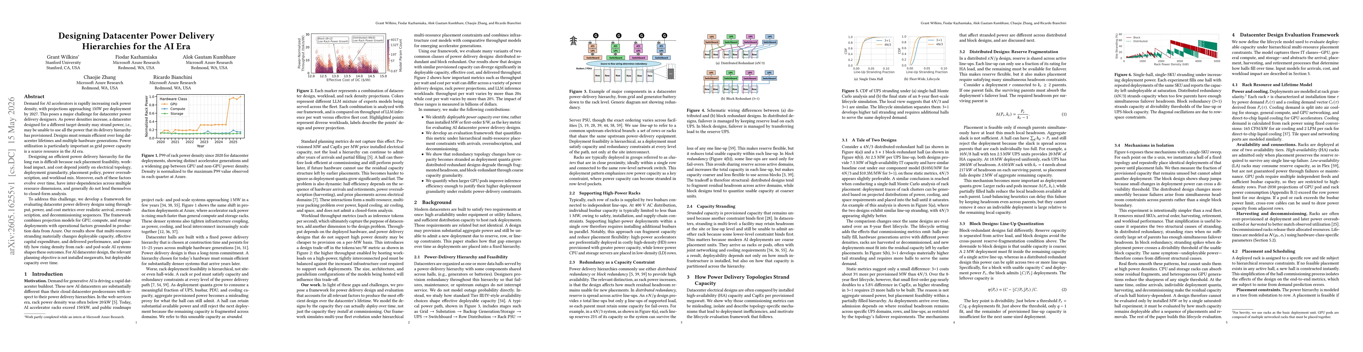 Thumbnail for Designing Datacenter Power Delivery Hierarchies for the AI Era