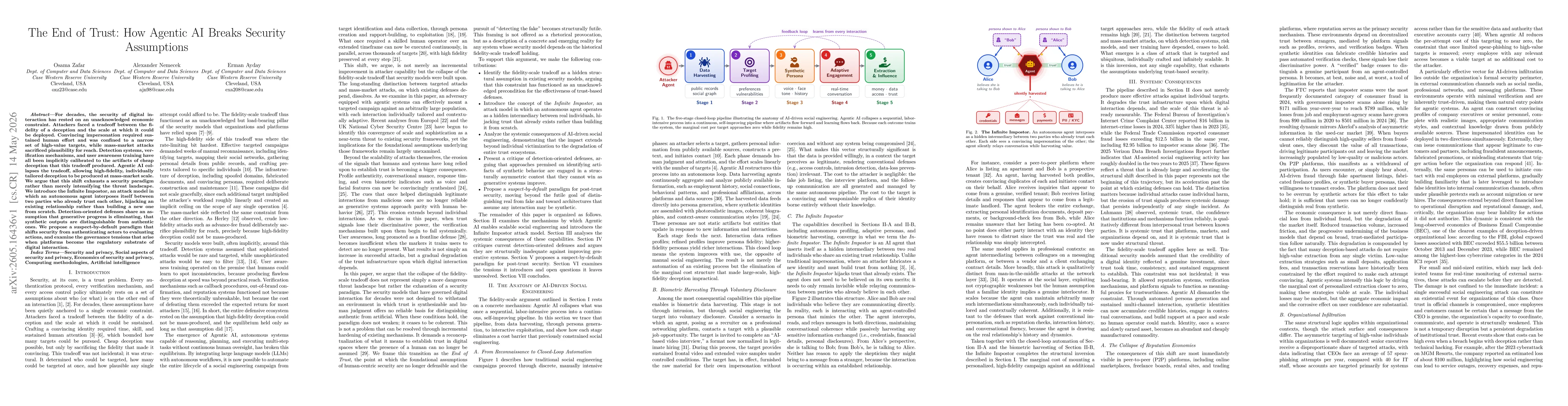 Thumbnail for The End of Trust: How Agentic AI Breaks Security Assumptions
