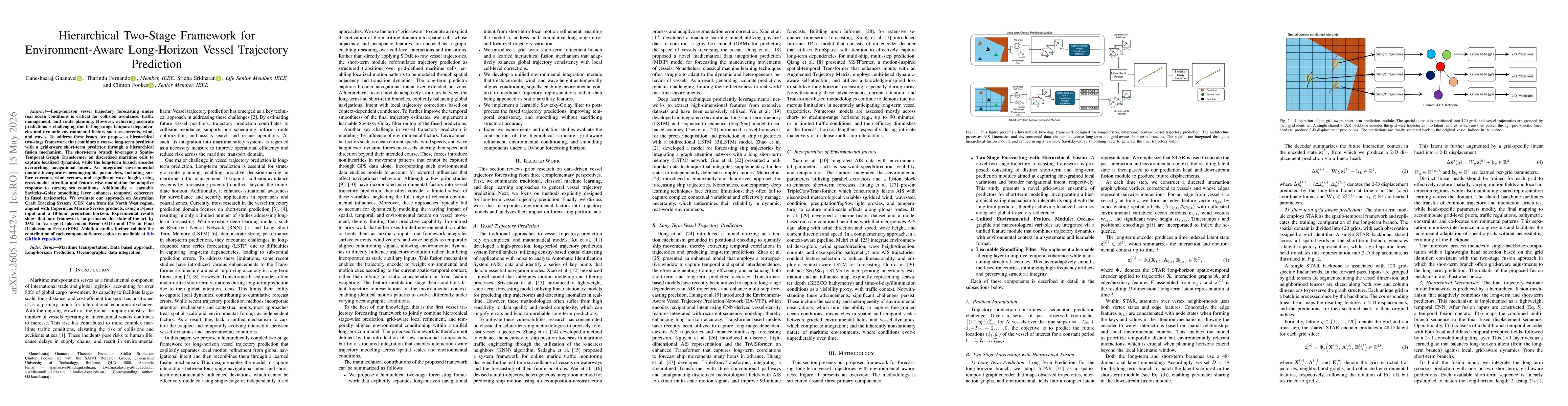 Thumbnail for Hierarchical Two-Stage Framework for Environment-Aware Long-Horizon Vessel Trajectory Prediction