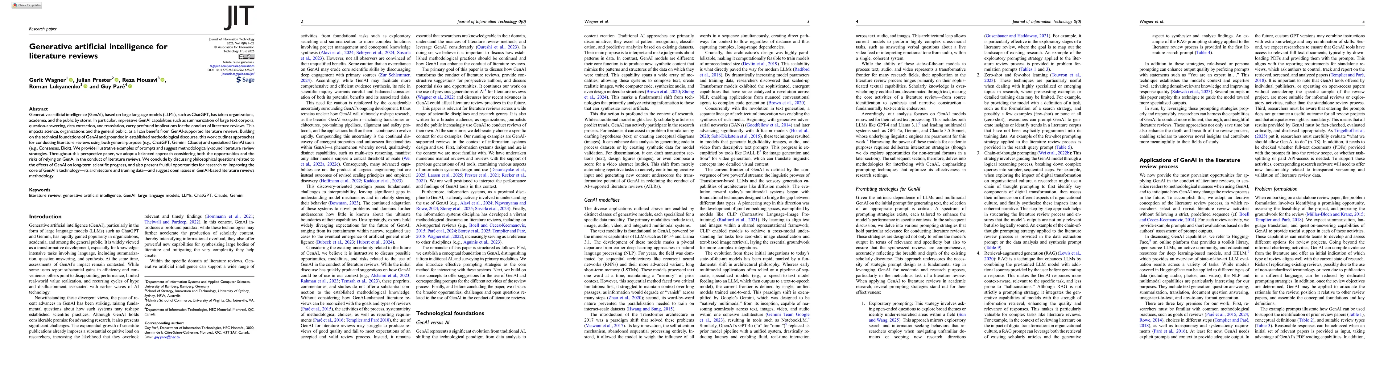 Thumbnail for Generative Artificial Intelligence for Literature Reviews