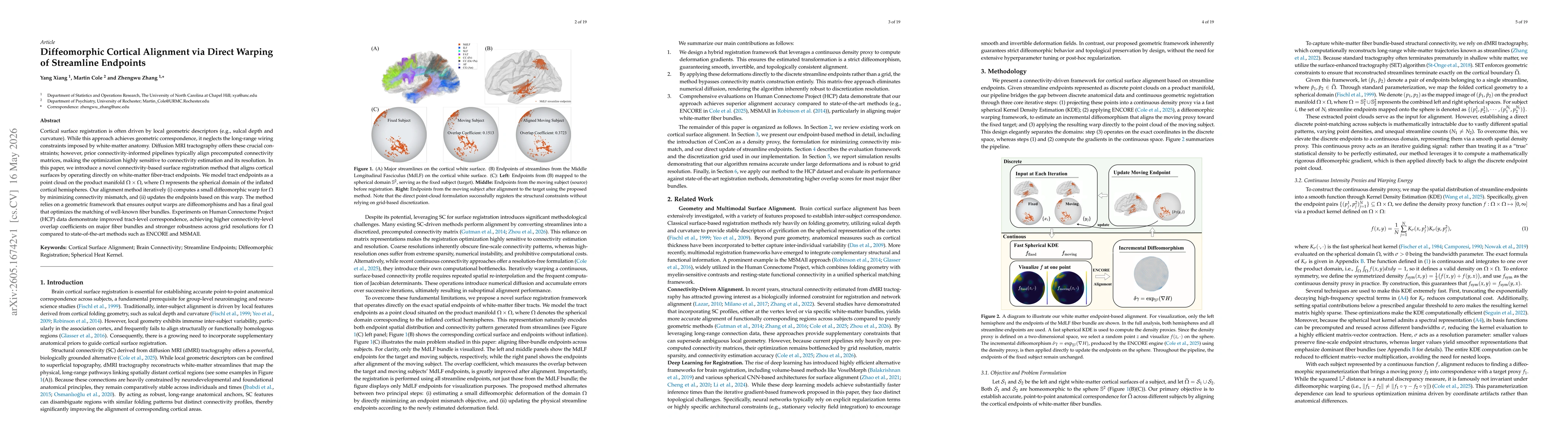 Thumbnail for Diffeomorphic Cortical Alignment via Direct Warping of Streamline Endpoints