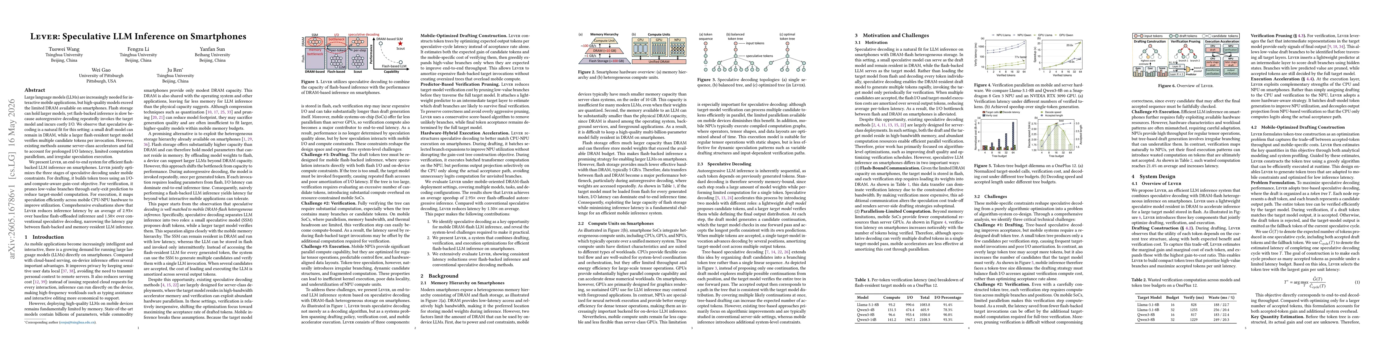Thumbnail for Lever: Speculative LLM Inference on Smartphones