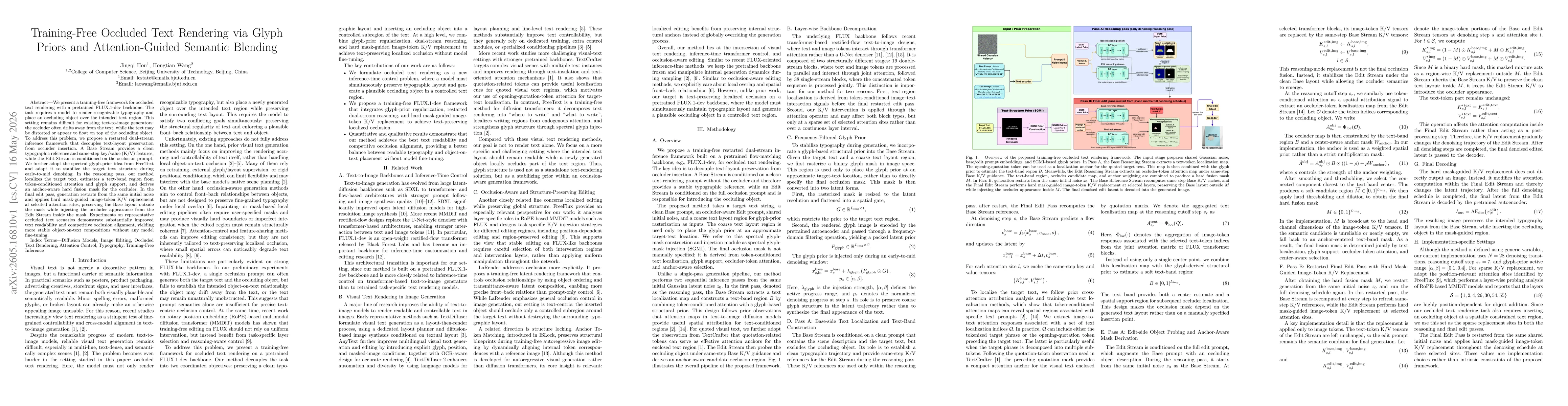 Thumbnail for Training-Free Occluded Text Rendering via Glyph Priors and Attention-Guided Semantic Blending