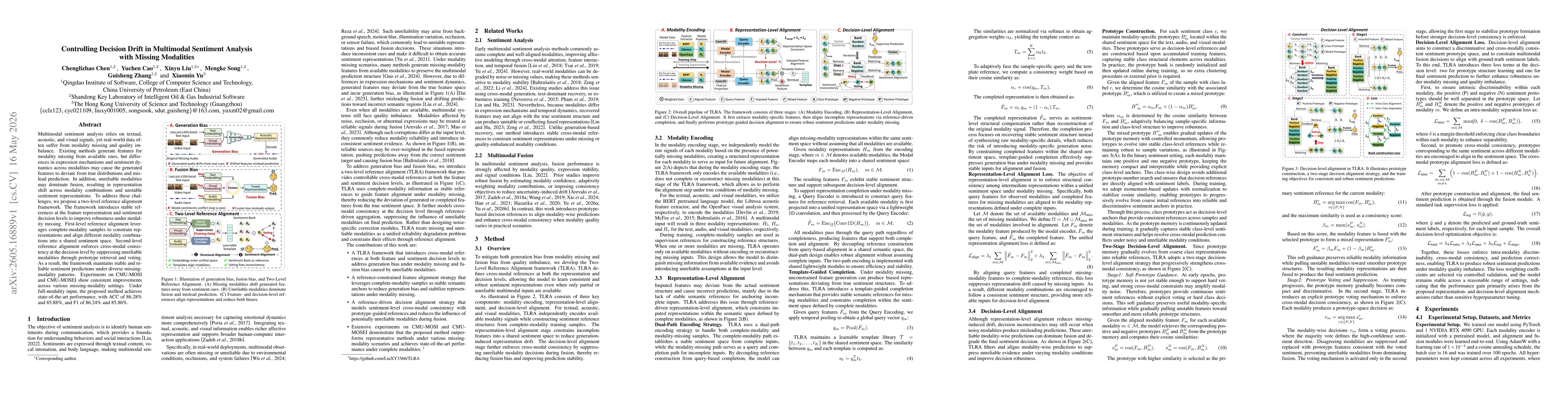 Thumbnail for Controlling Decision Drift in Multimodal Sentiment Analysis with Missing Modalities