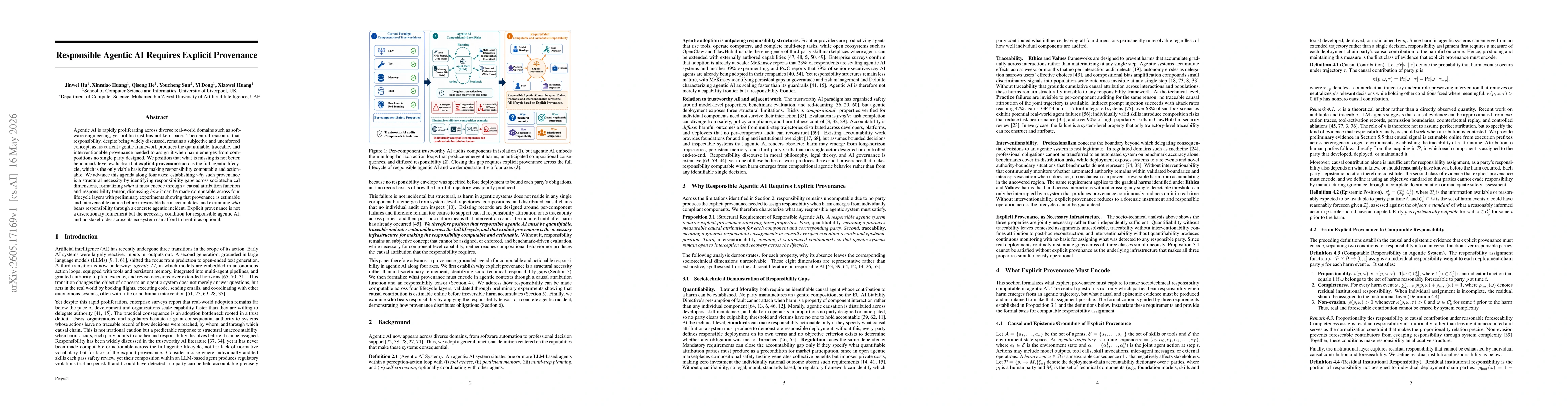 Thumbnail for Responsible Agentic AI Requires Explicit Provenance