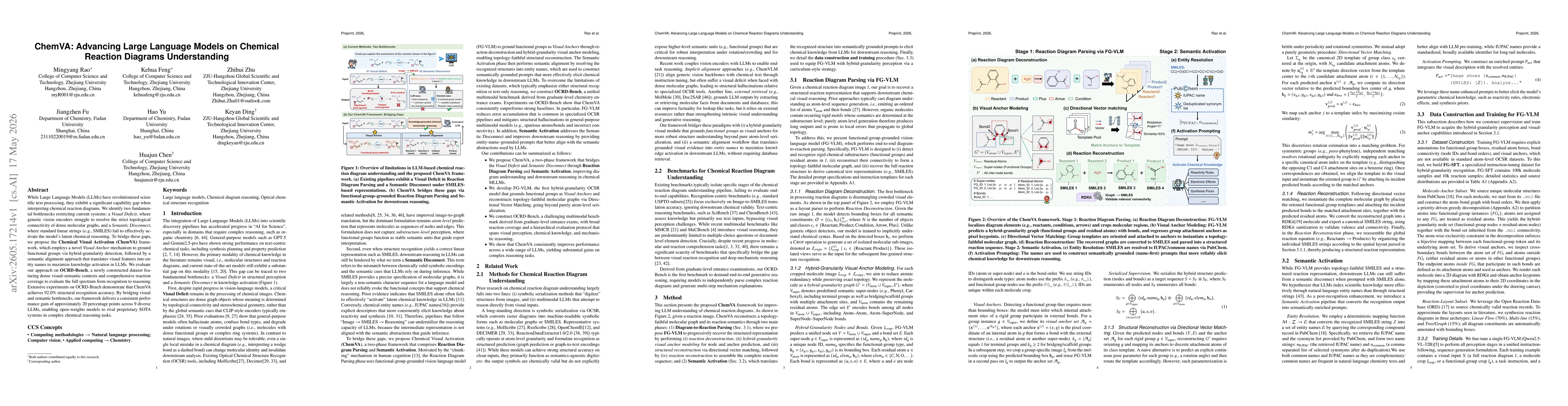 Thumbnail for ChemVA: Advancing Large Language Models on Chemical Reaction Diagrams Understanding