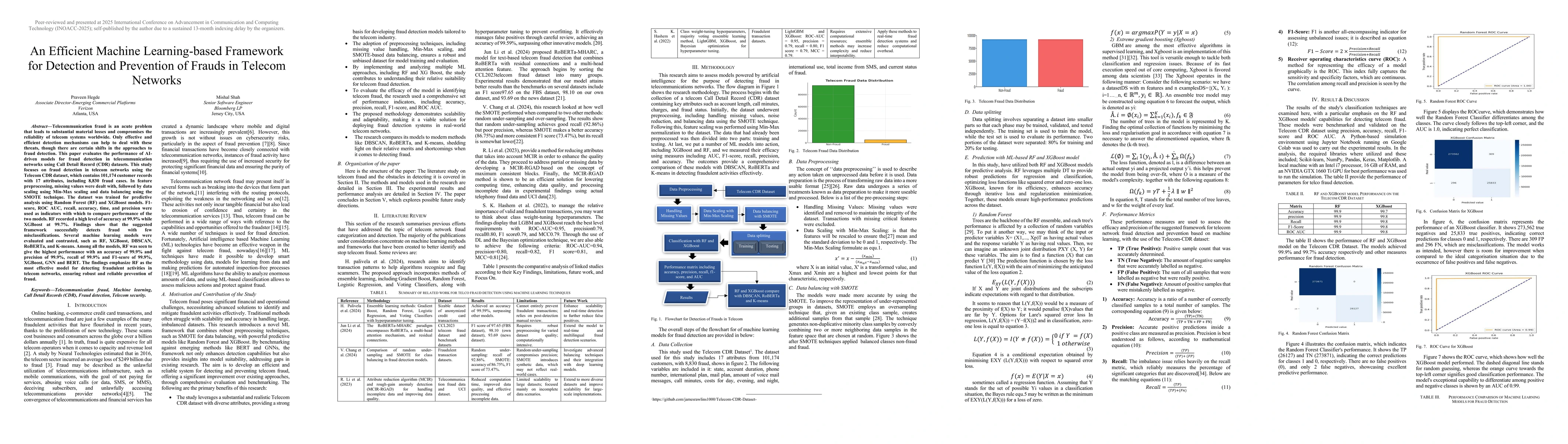 Thumbnail for An Efficient Machine Learning-based Framework for Detection and Prevention of Frauds in Telecom Networks