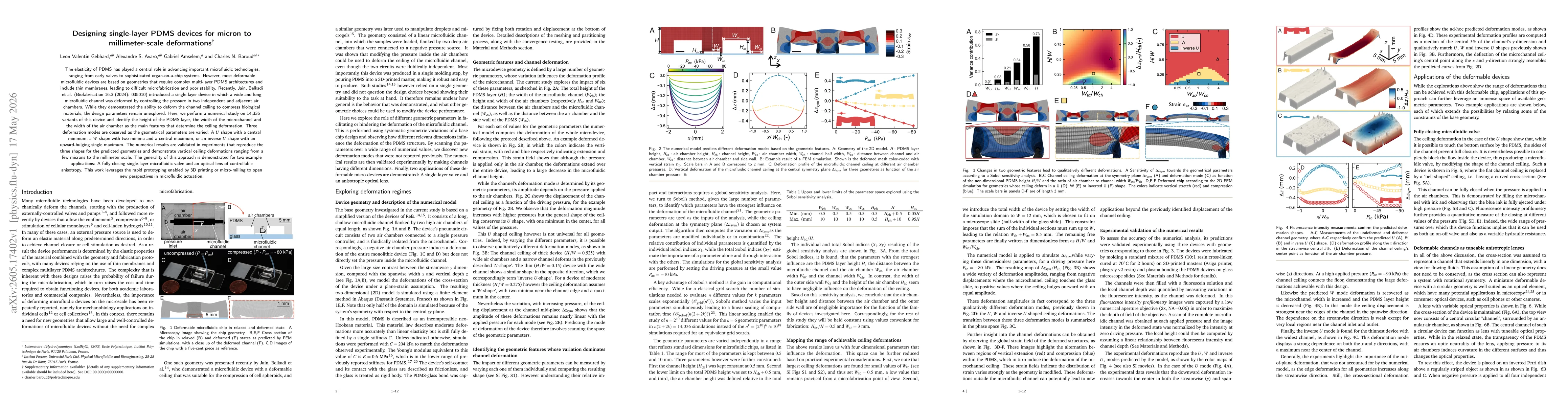 Thumbnail for Designing single-layer PDMS devices for micron to millimeter-scale deformations