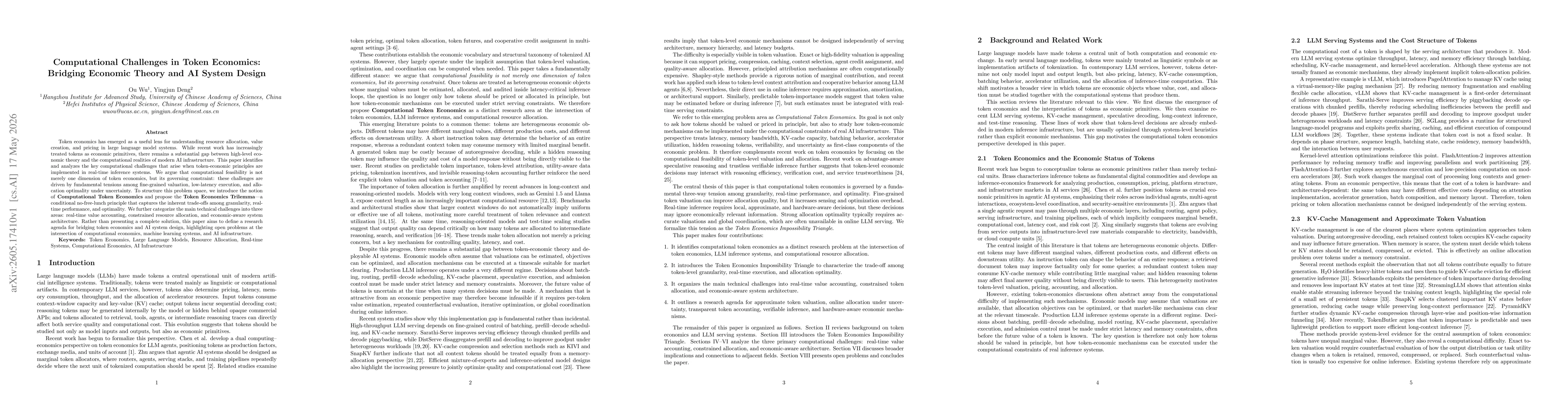 Thumbnail for Computational Challenges in Token Economics: Bridging Economic Theory and AI System Design