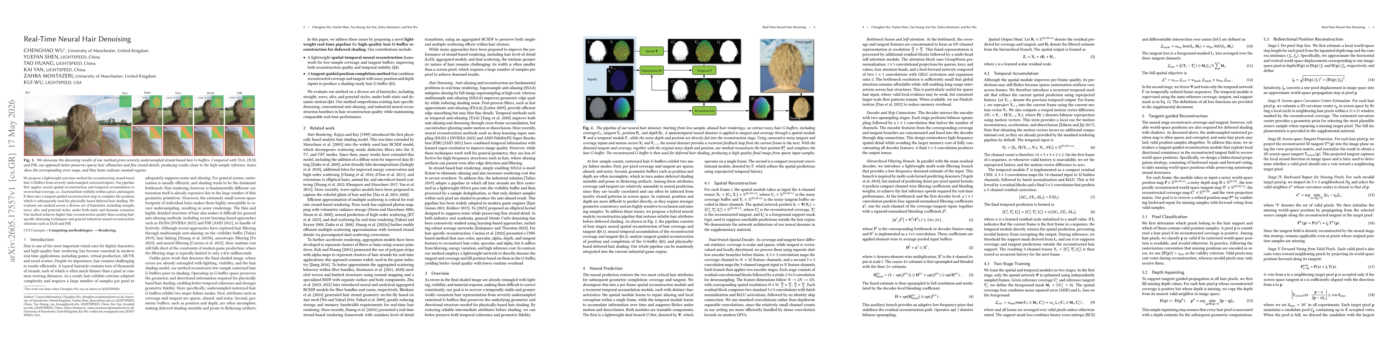 Thumbnail for Real-Time Neural Hair Denoising