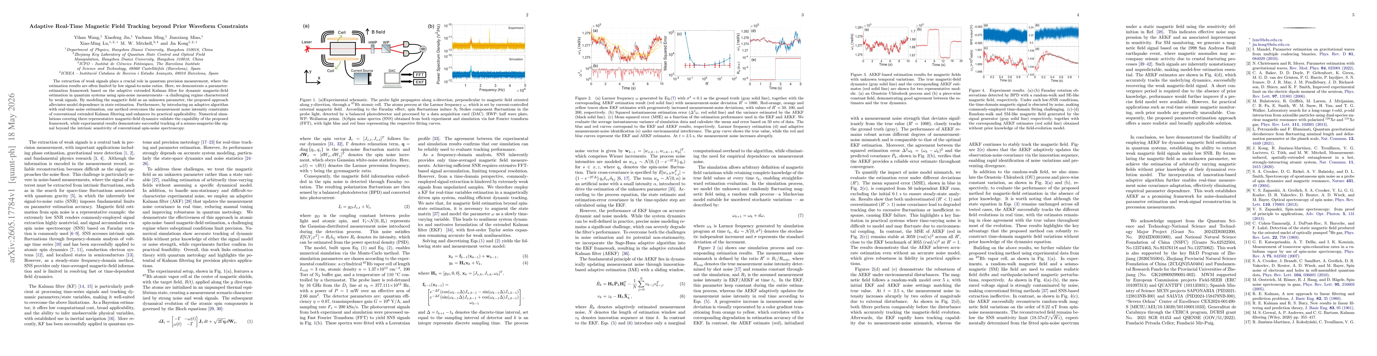 Thumbnail for Adaptive Real-Time Magnetic Field Tracking beyond Prior Waveform Constraints