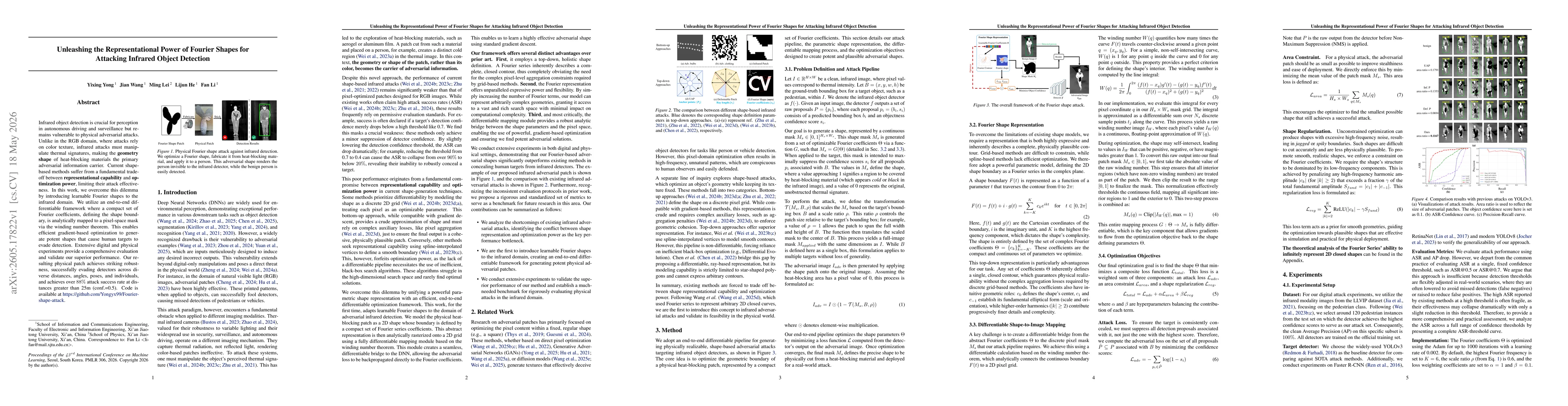Thumbnail for Unleashing the Representational Power of Fourier Shapes for Attacking Infrared Object Detection