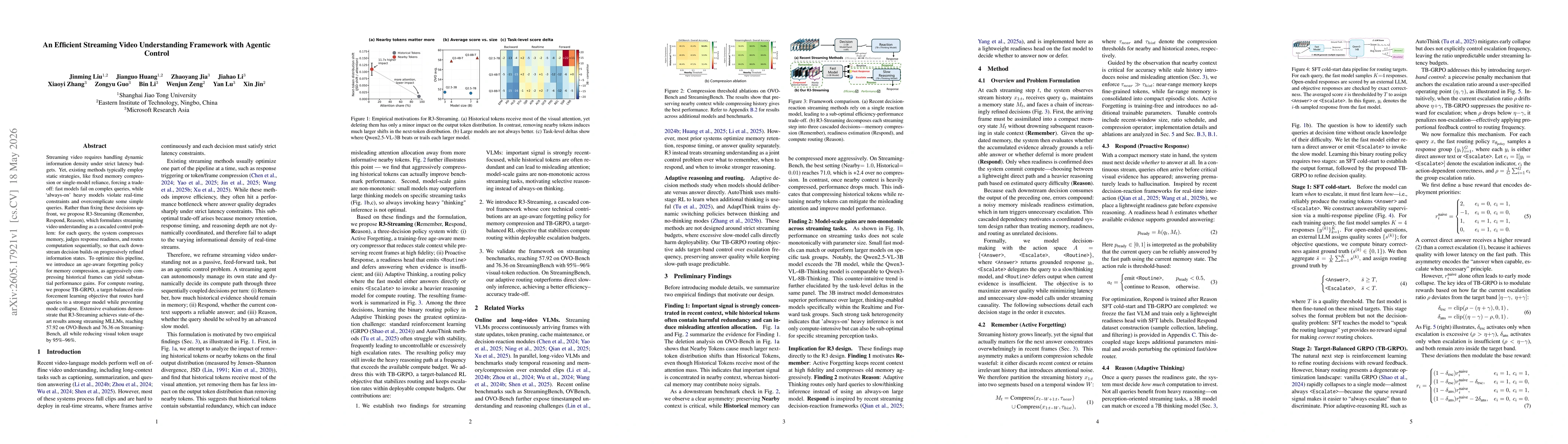 Thumbnail for An Efficient Streaming Video Understanding Framework with Agentic Control