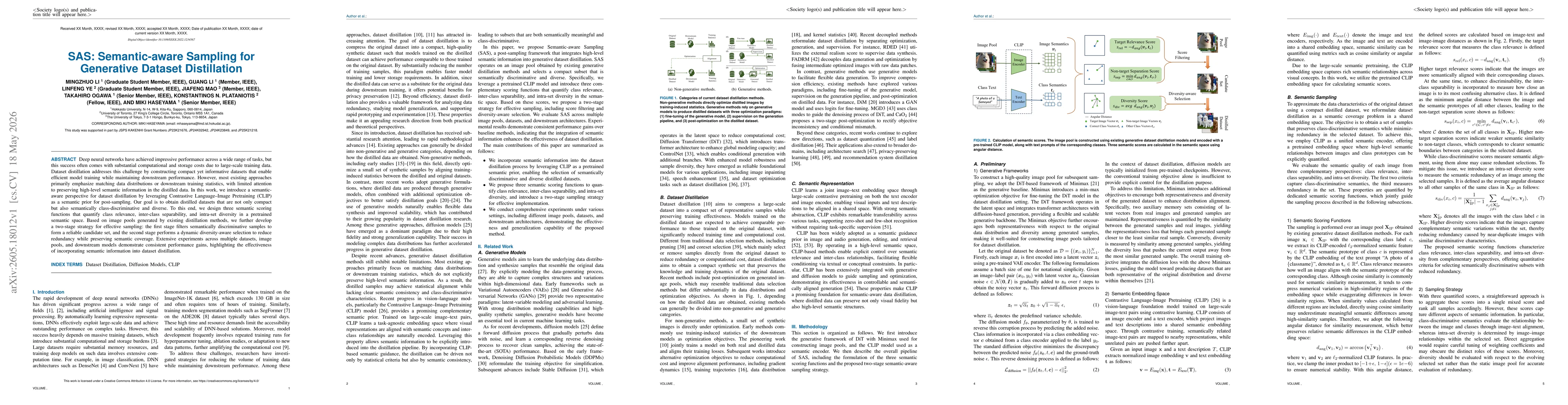 Thumbnail for SAS: Semantic-aware Sampling for Generative Dataset Distillation