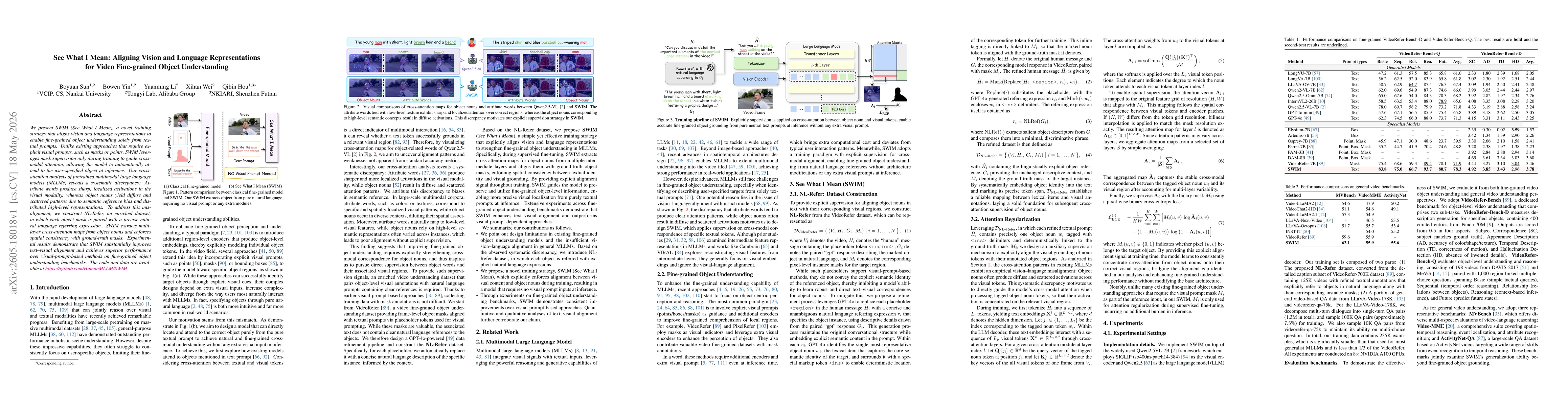 Thumbnail for See What I Mean: Aligning Vision and Language Representations for Video Fine-grained Object Understanding