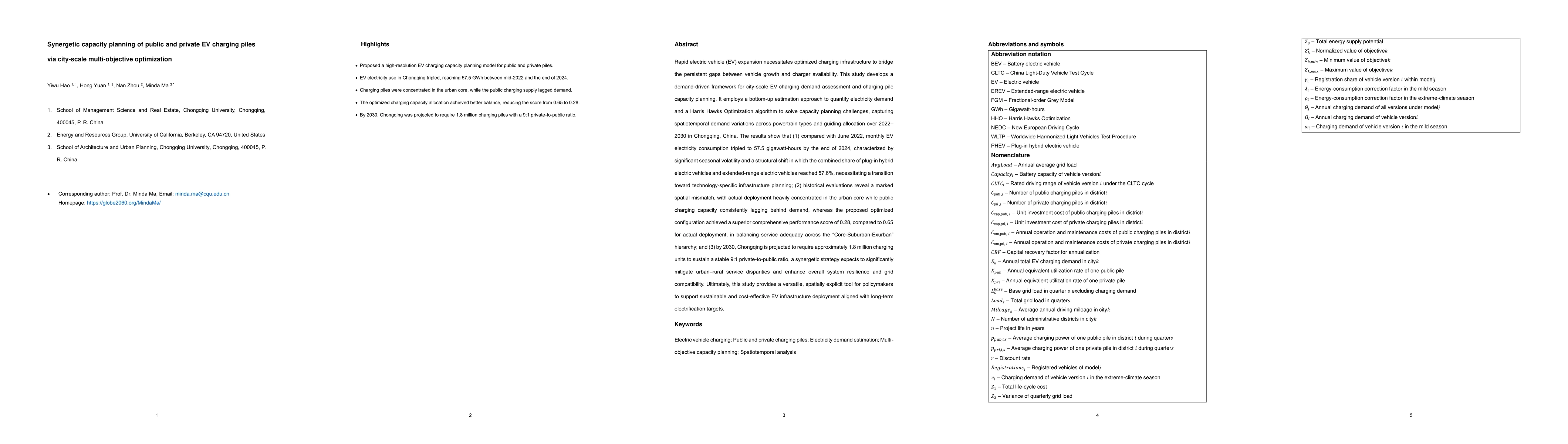Thumbnail for Synergetic capacity planning of public and private EV charging piles via city-scale multi-objective optimization