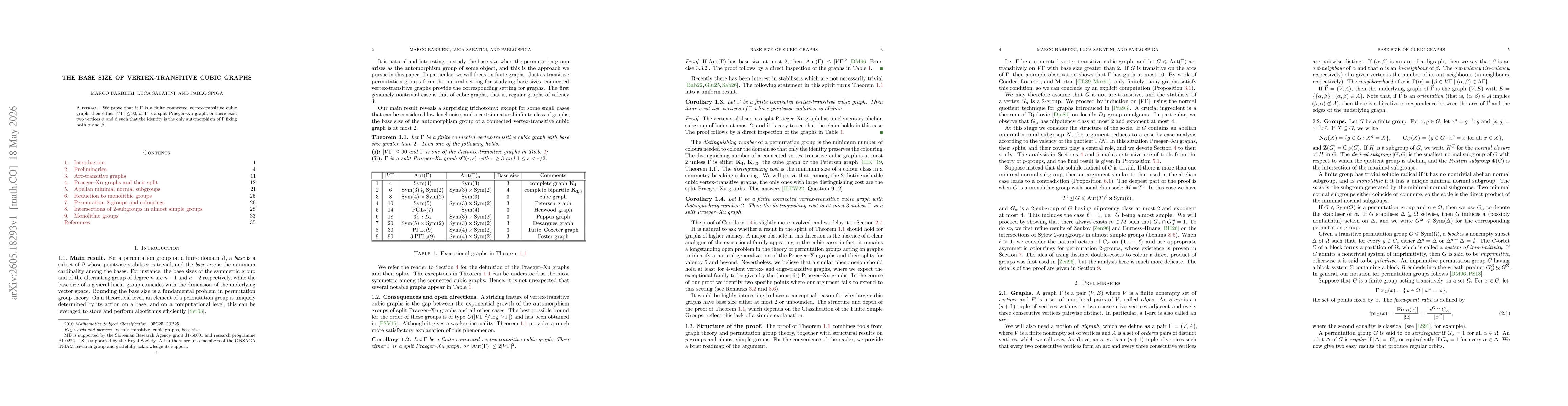 Thumbnail for The base size of vertex-transitive cubic graphs