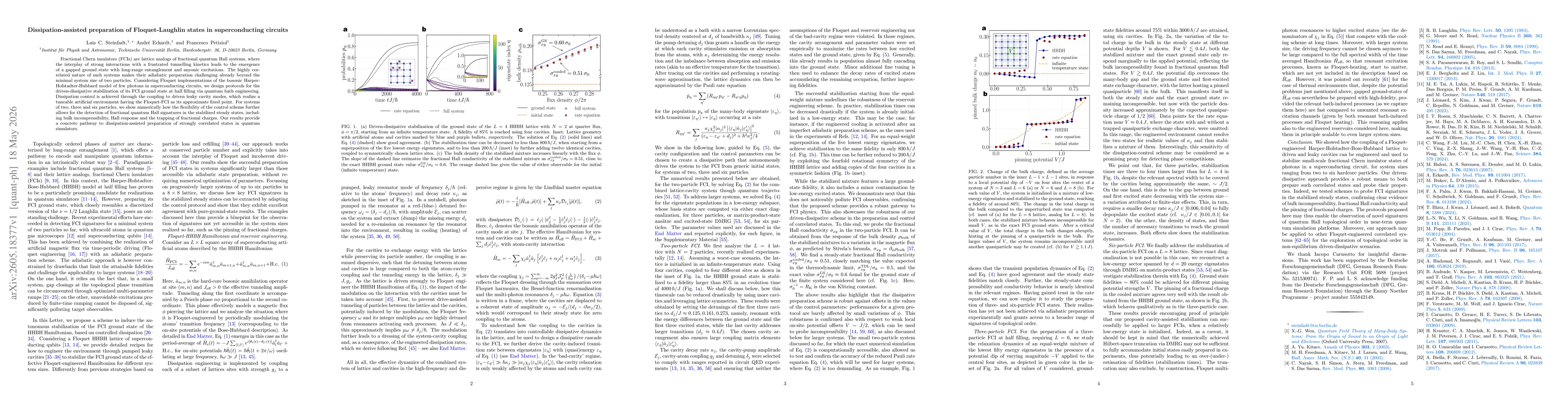 Thumbnail for Dissipation-assisted preparation of Floquet-Laughlin states in superconducting circuits