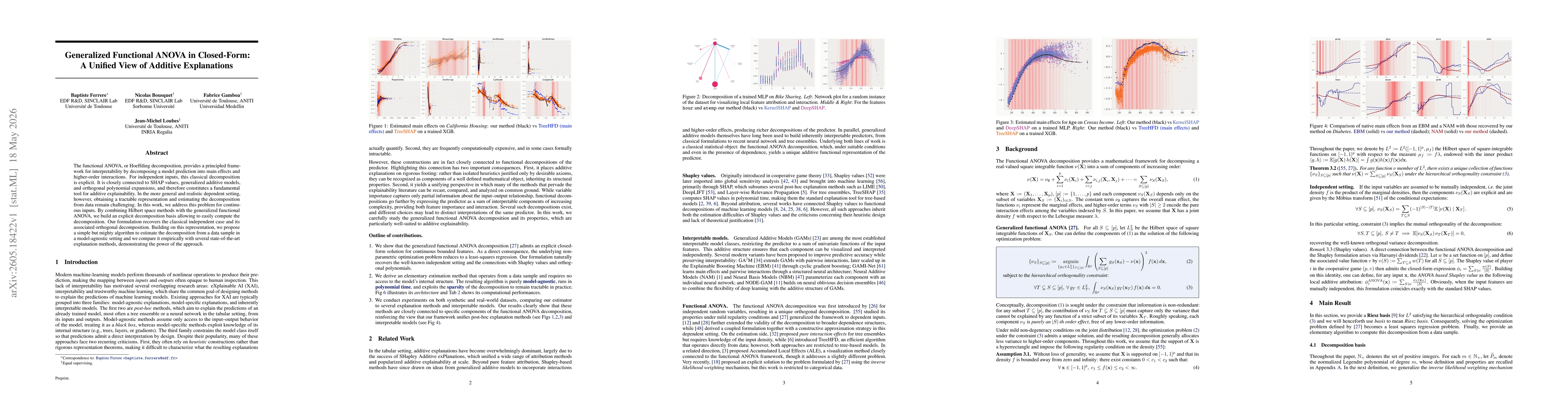 Thumbnail for Generalized Functional ANOVA in Closed-Form: A Unified View of Additive Explanations