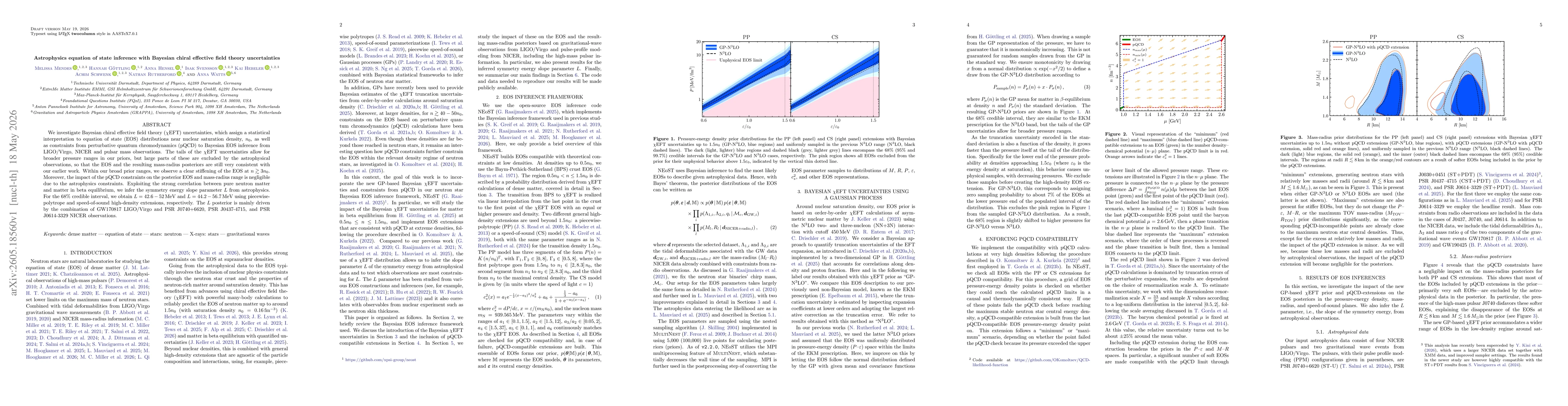 Thumbnail for Astrophysics equation of state inference with Bayesian chiral effective field theory uncertainties