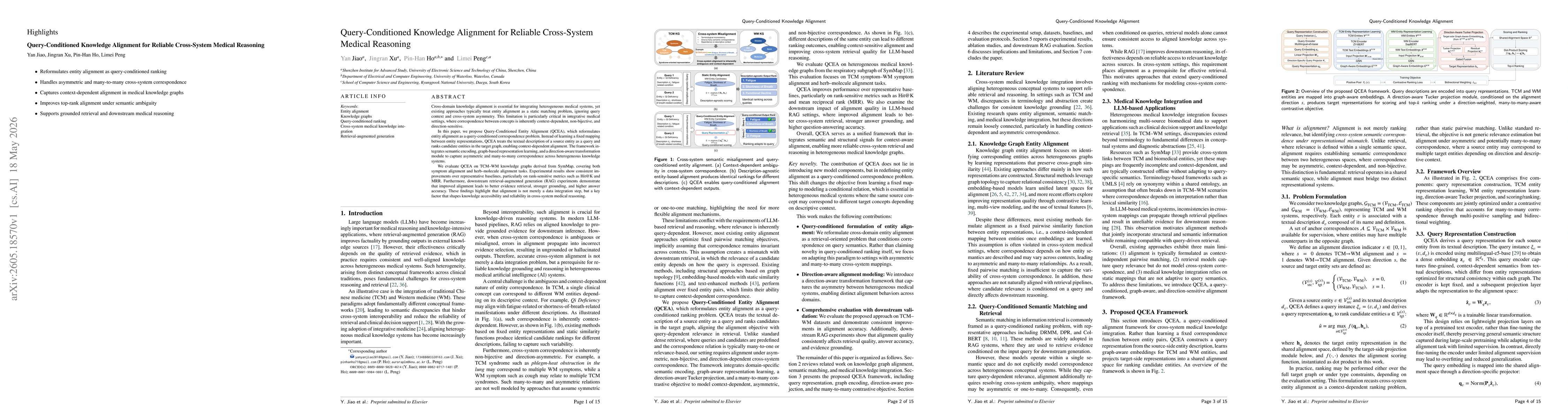 Thumbnail for Query-Conditioned Knowledge Alignment for Reliable Cross-System Medical Reasoning