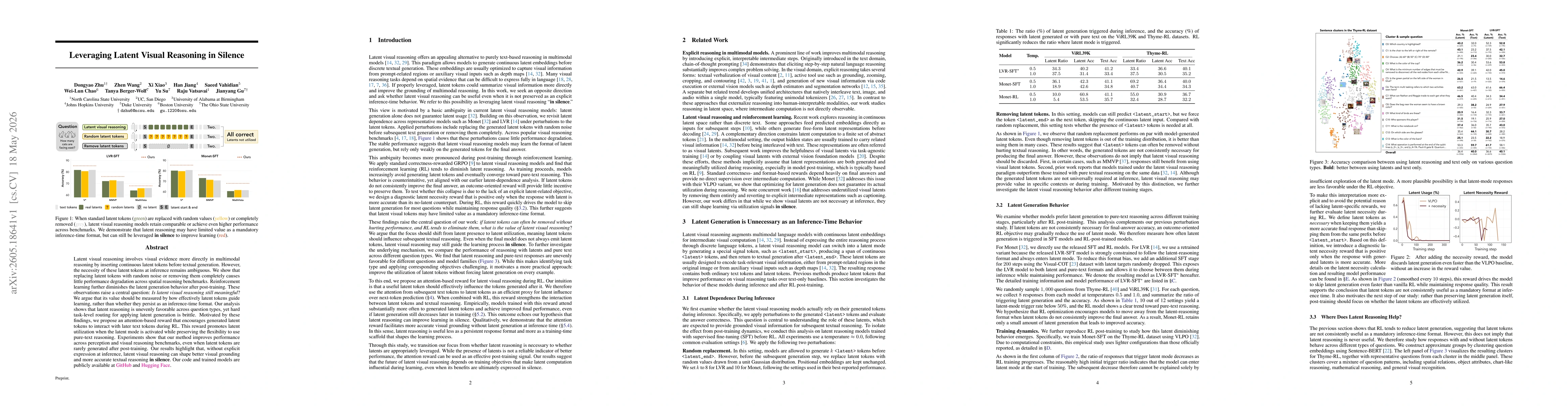 Thumbnail for Leveraging Latent Visual Reasoning in Silence