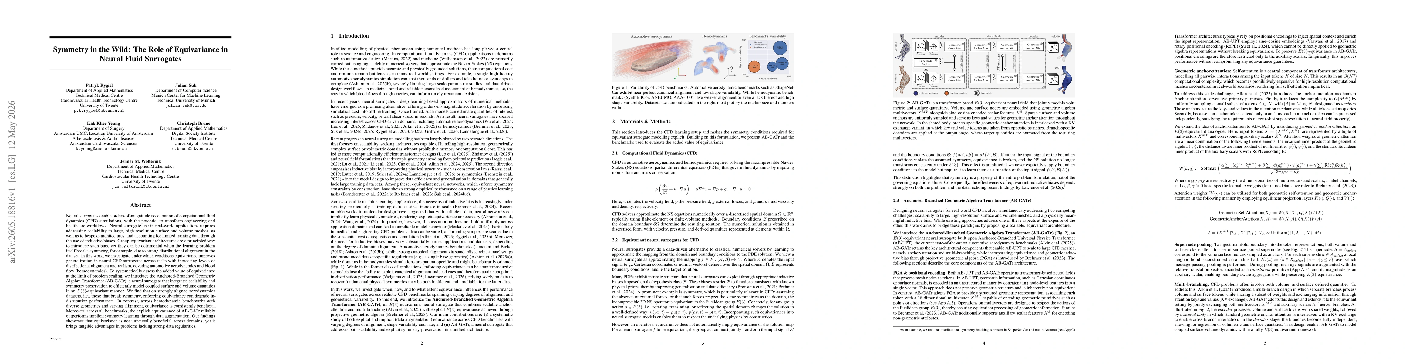 Thumbnail for Symmetry in the Wild: The Role of Equivariance in Neural Fluid Surrogates