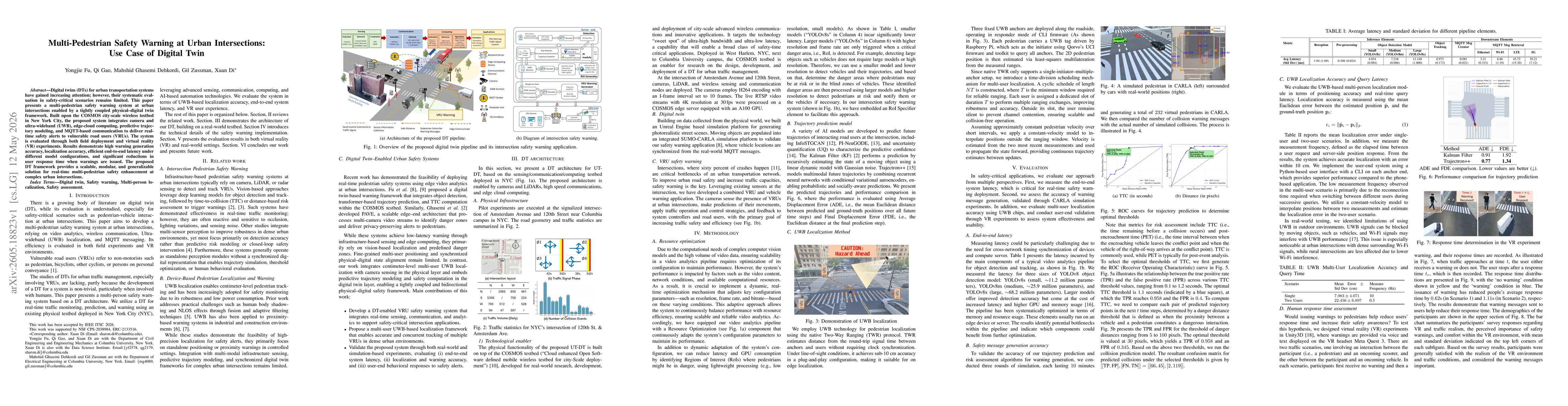 Thumbnail for Multi-Pedestrian Safety Warning at Urban Intersections Use Case of Digital Twin