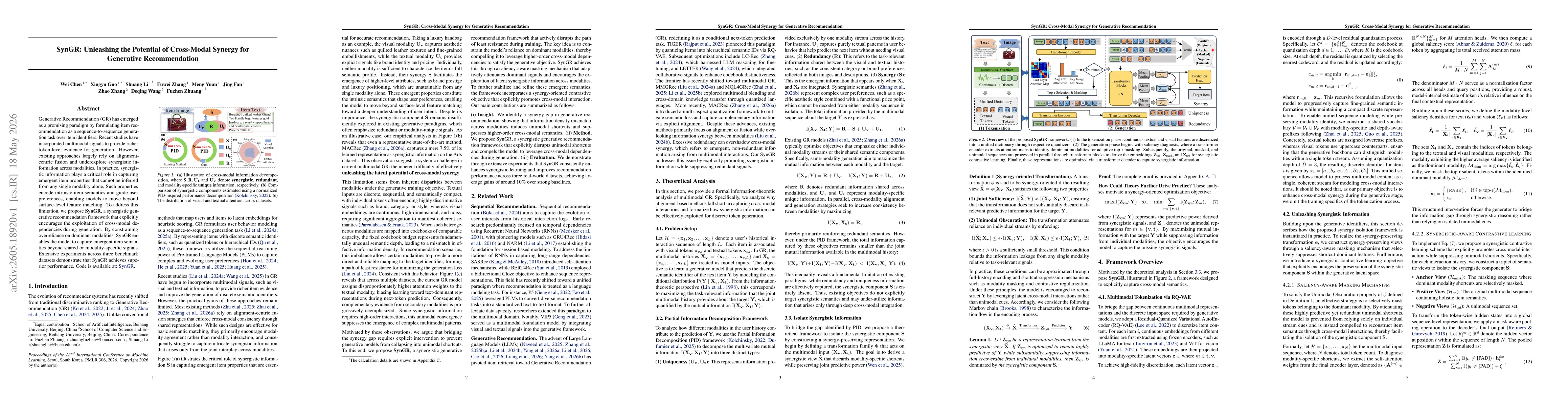 Thumbnail for SynGR: Unleashing the Potential of Cross-Modal Synergy for Generative Recommendation