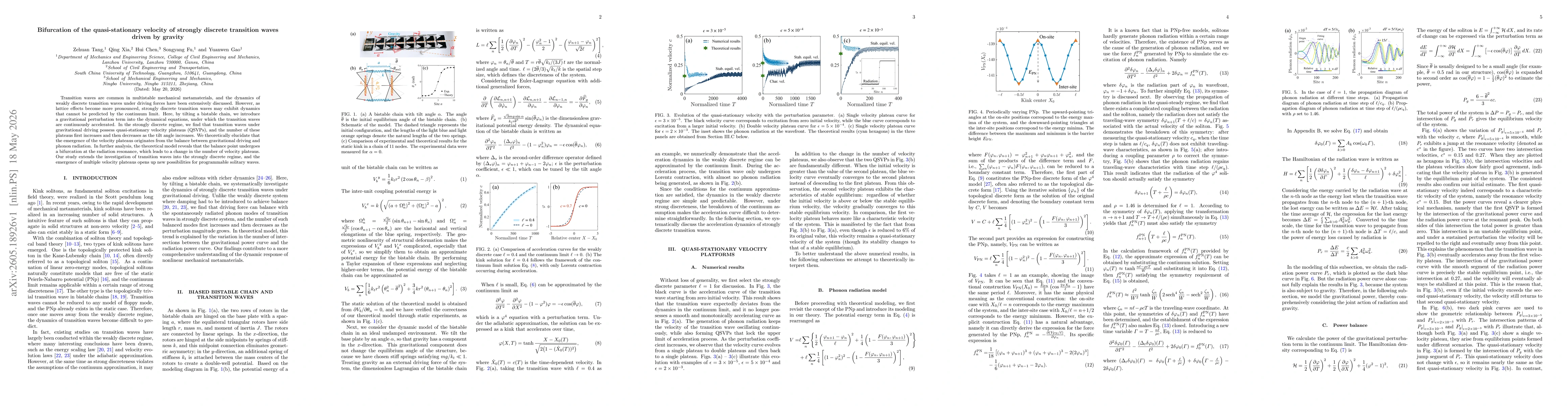 Thumbnail for Bifurcation of the quasi-stationary velocity of strongly discrete transition waves driven by gravity