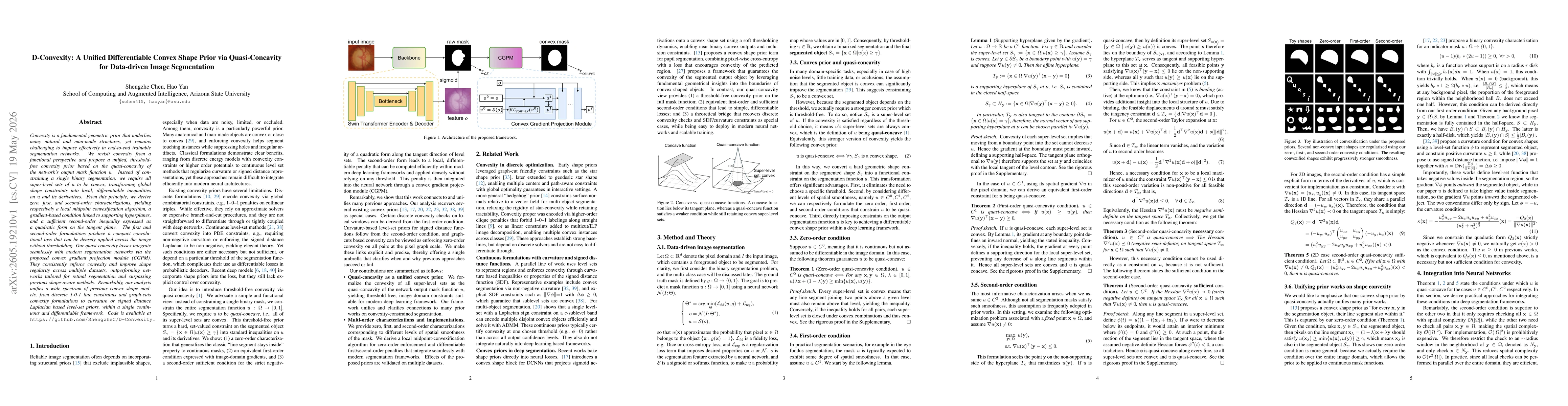 Thumbnail for D-Convexity: A Unified Differentiable Convex Shape Prior via Quasi-Concavity for Data-driven Image Segmentation