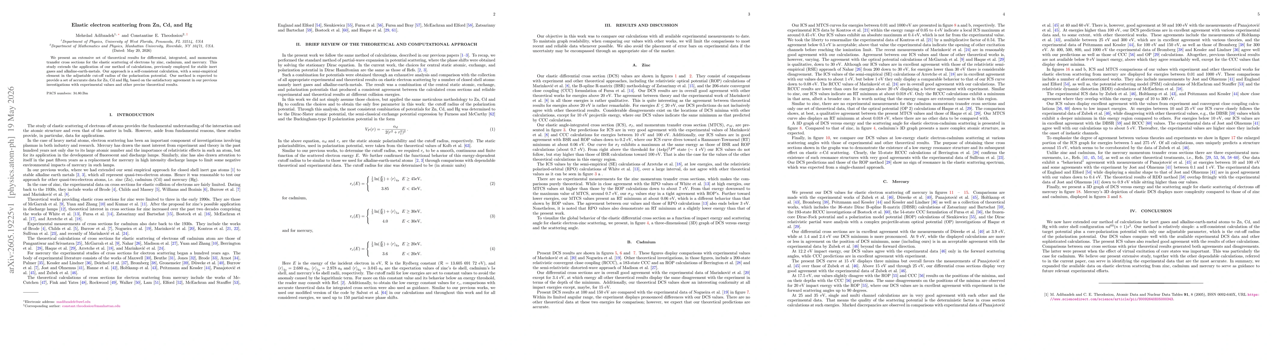 Thumbnail for Elastic electron scattering from Zn, Cd, and Hg