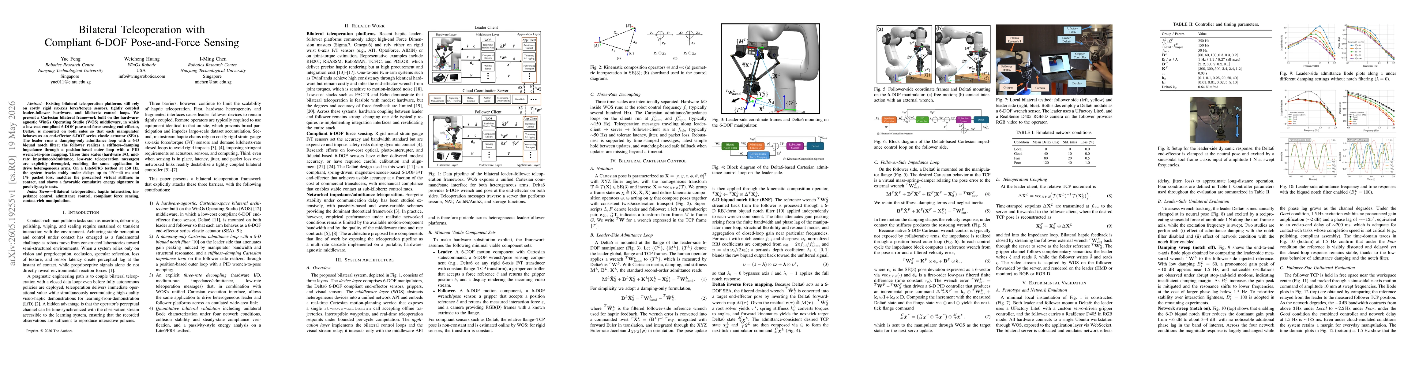 Thumbnail for Bilateral Teleoperation with Compliant 6-DOF Pose-and-Force Sensing