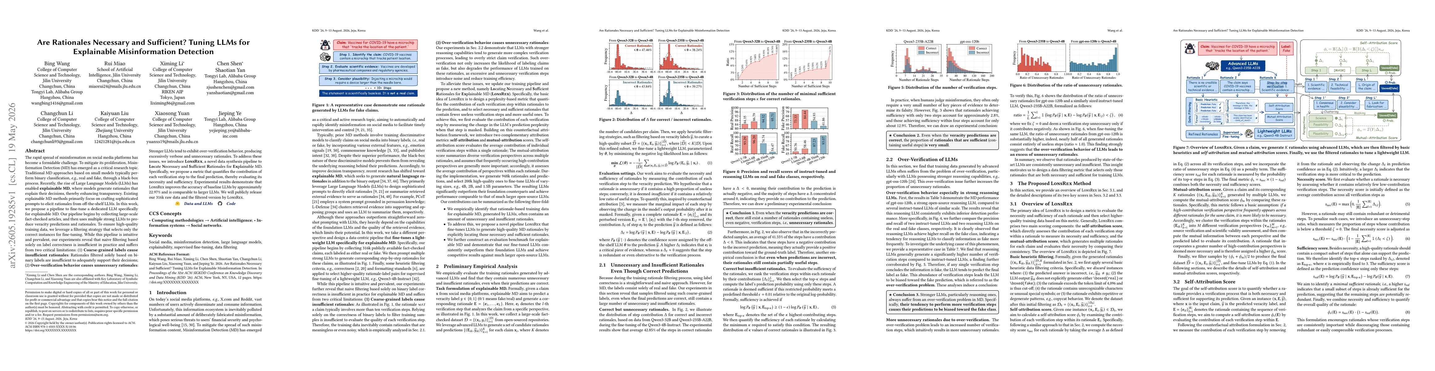 Thumbnail for Are Rationales Necessary and Sufficient? Tuning LLMs for Explainable Misinformation Detection