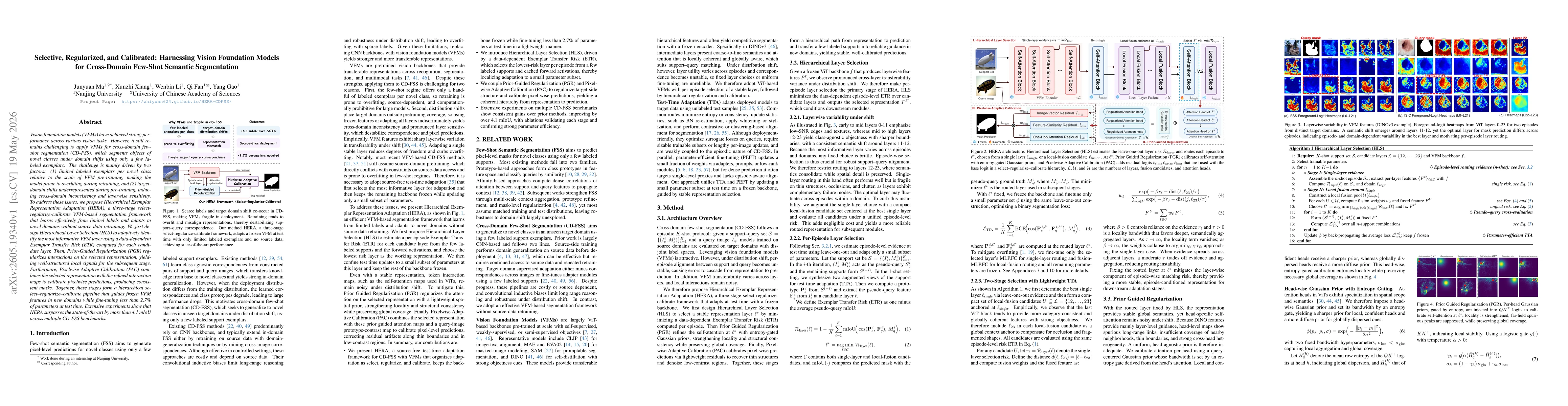 Thumbnail for Selective, Regularized, and Calibrated: Harnessing Vision Foundation Models for Cross-Domain Few-Shot Semantic Segmentation