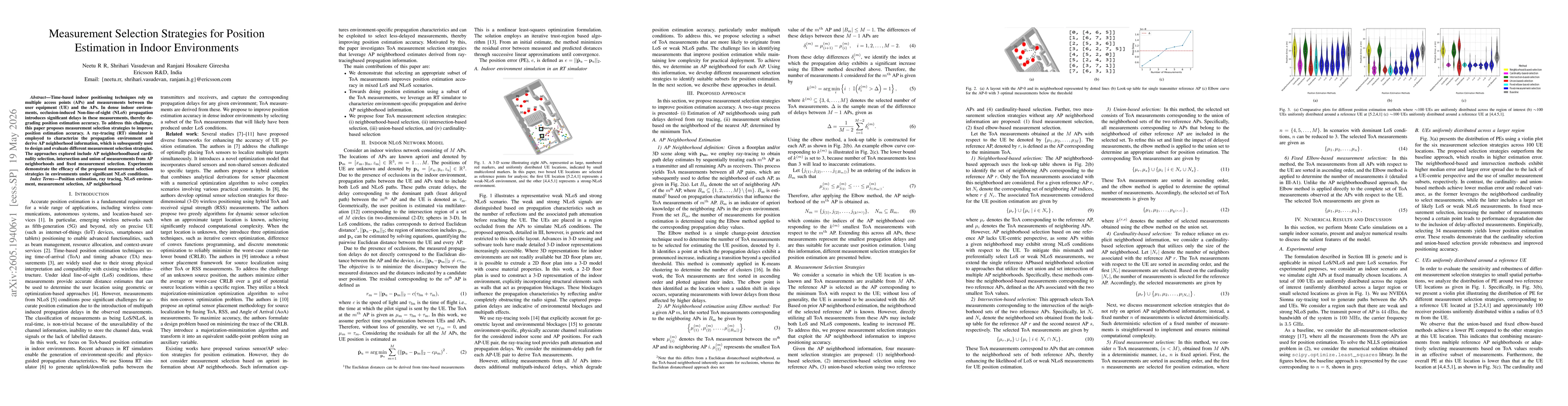 Thumbnail for Measurement Selection Strategies for Position Estimation in Indoor Environments