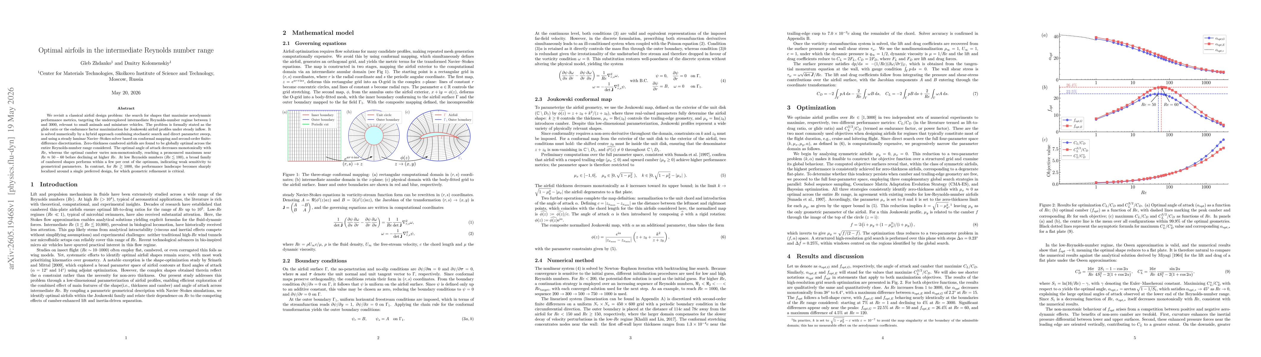 Thumbnail for Optimal airfoils in the intermediate Reynolds number range