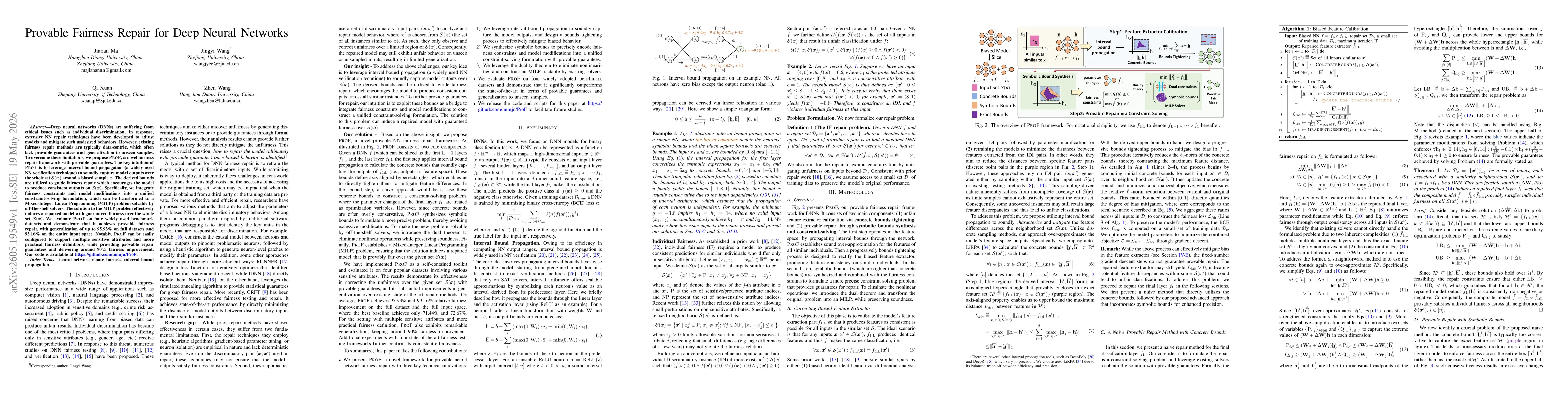 Thumbnail for Provable Fairness Repair for Deep Neural Networks
